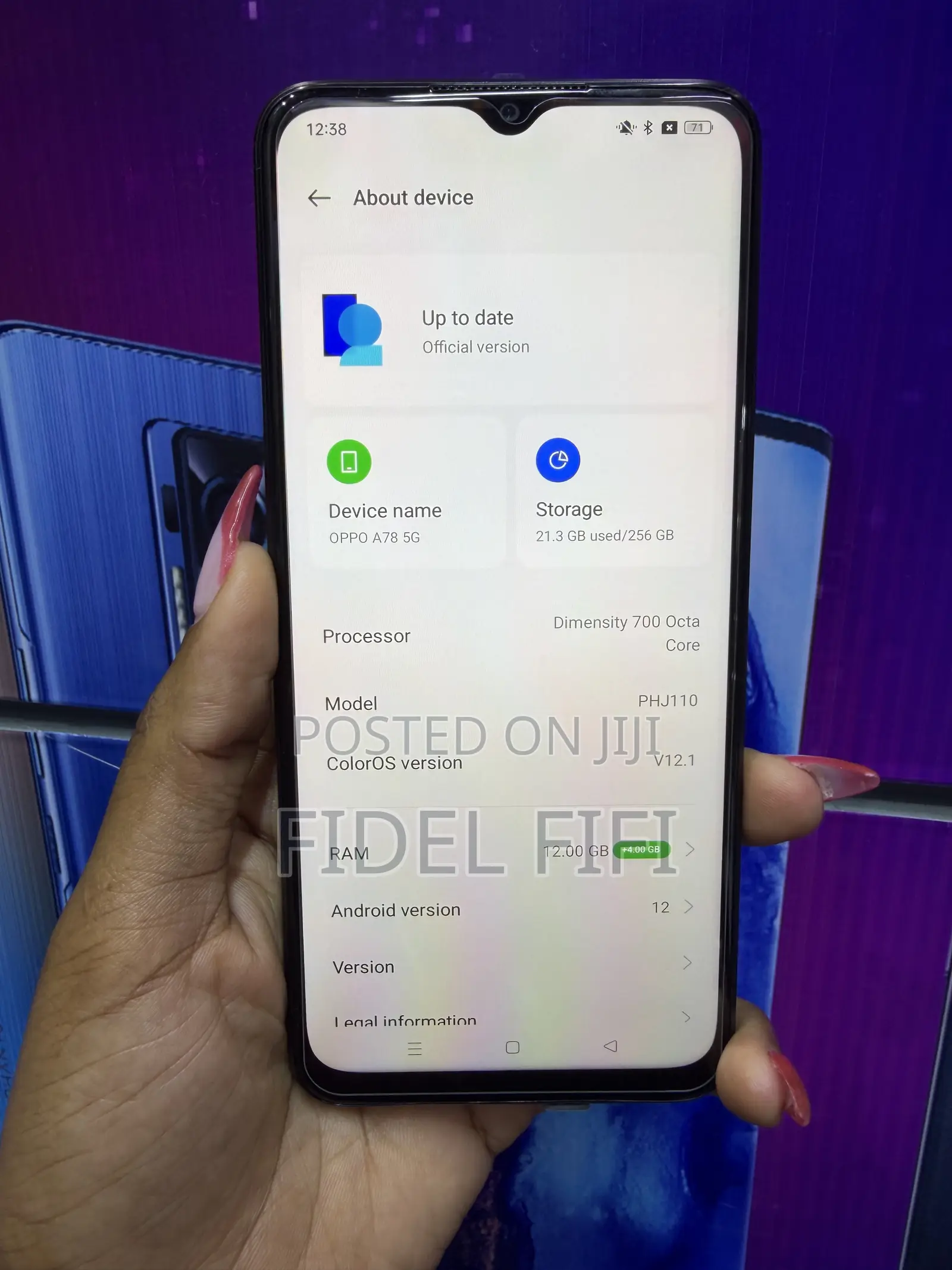 New Oppo A98 256 GB Black