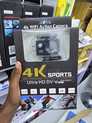 Action Camera 16mp With Wifi and 170° Wide Angle Lens