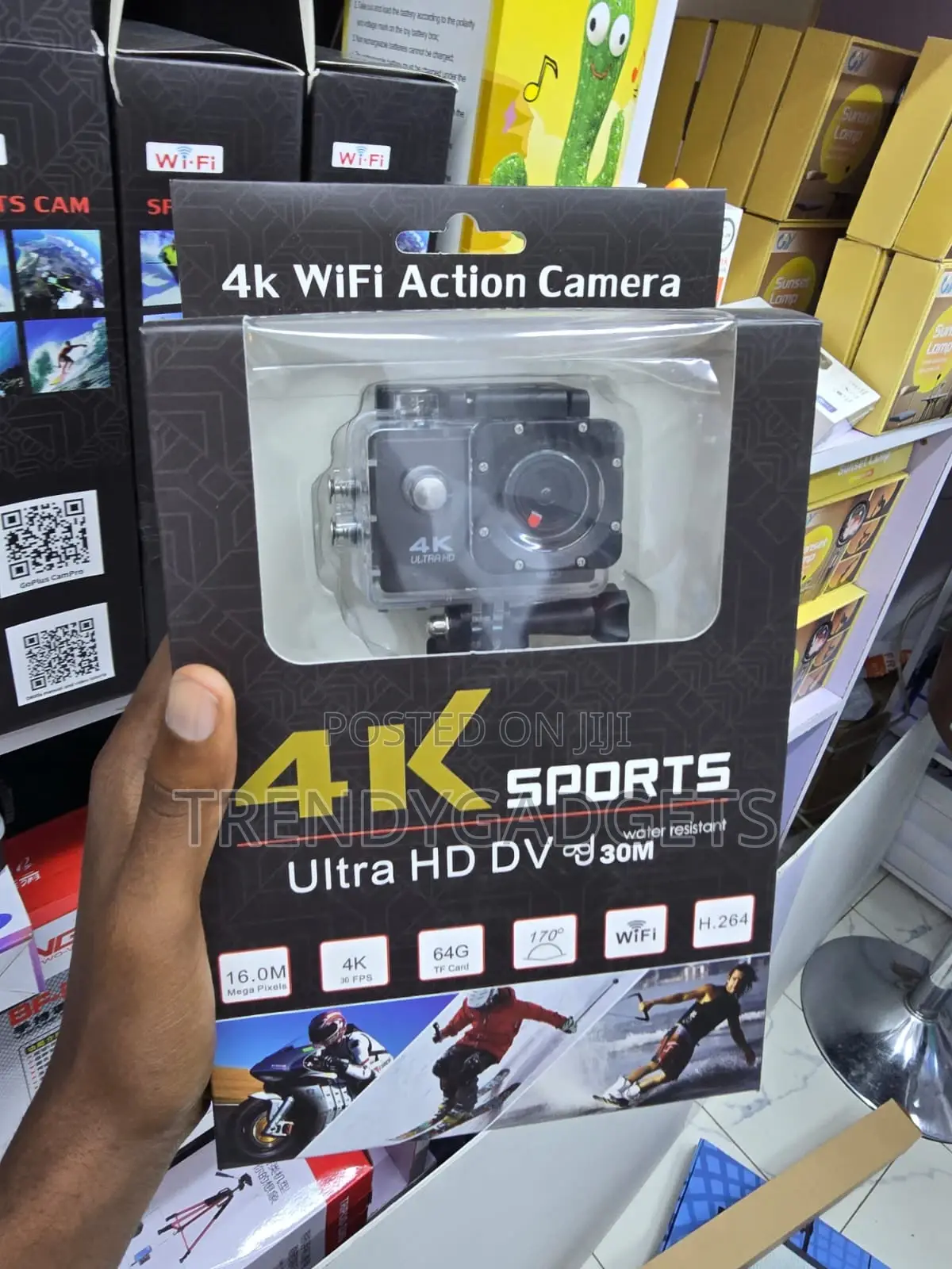 Ultra Hd Wifi Camera With 64gb Tf Card Support