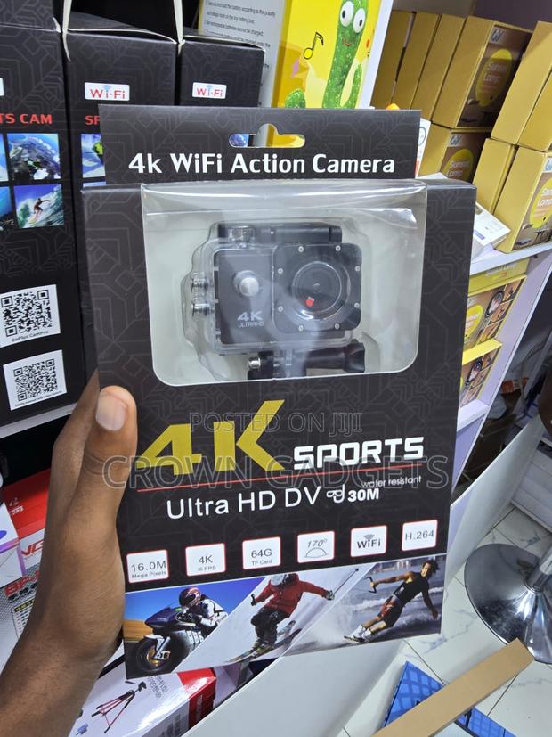 Ultra Hd Wifi Camera With 64gb Tf Card Support