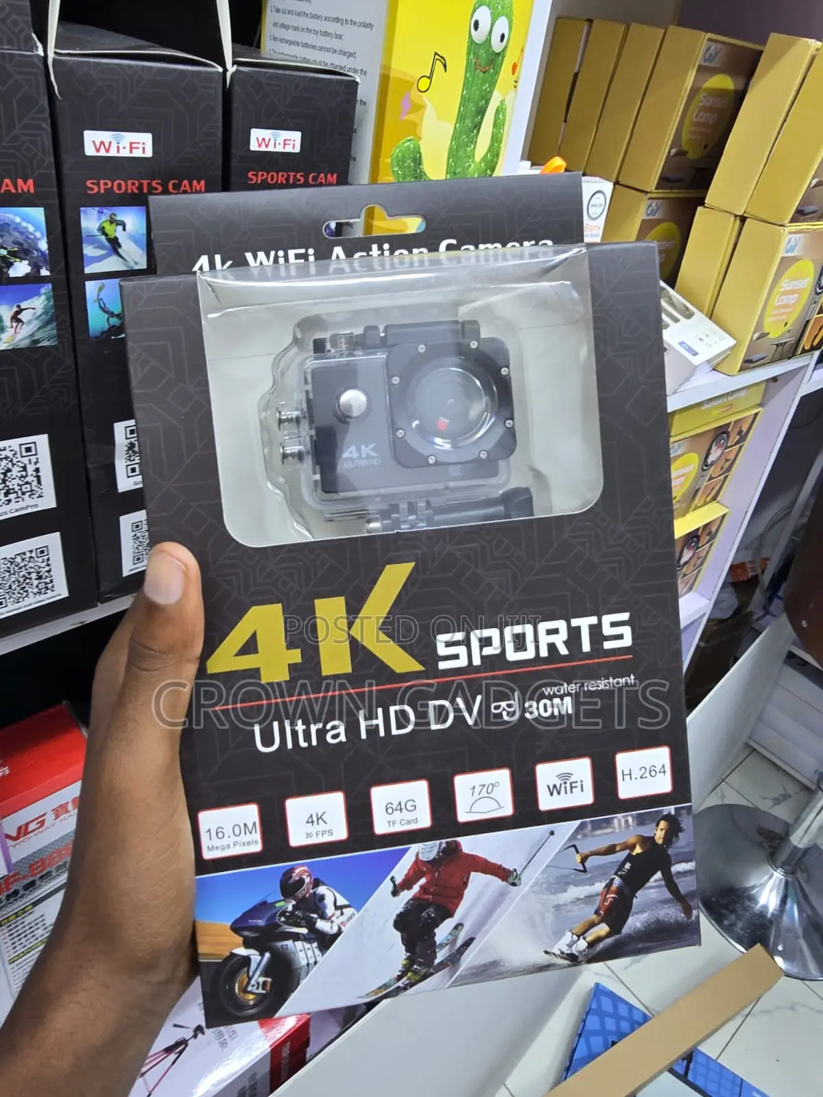 Ultra Hd Wifi Camera With 64gb Tf Card Support