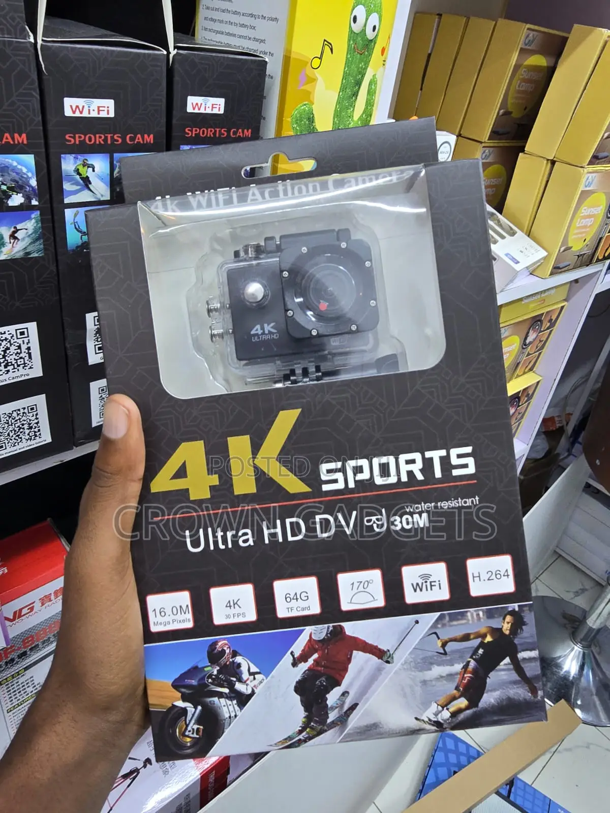 Ultra Hd Wifi Camera With 64gb Tf Card Support