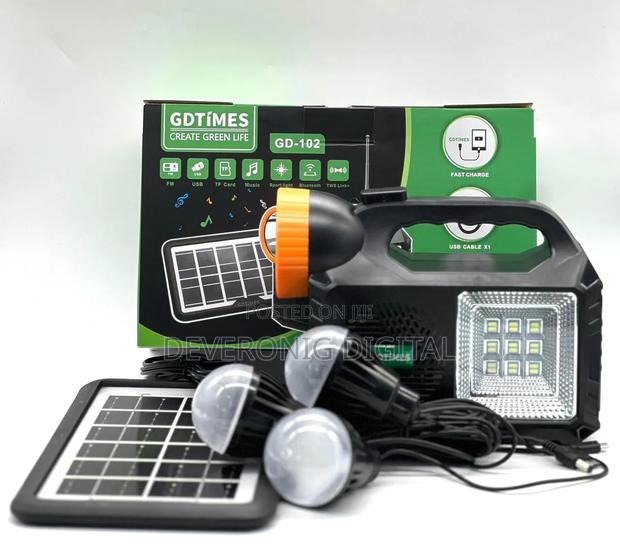 *Solar Home Kit With Radio Gd102