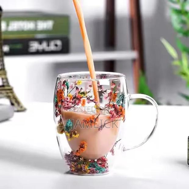 350ml Double Wall Glass Coffee Mug – Hk - thumbnail 3
