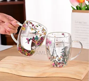 350ml Double Wall Glass Coffee Mug – Hk