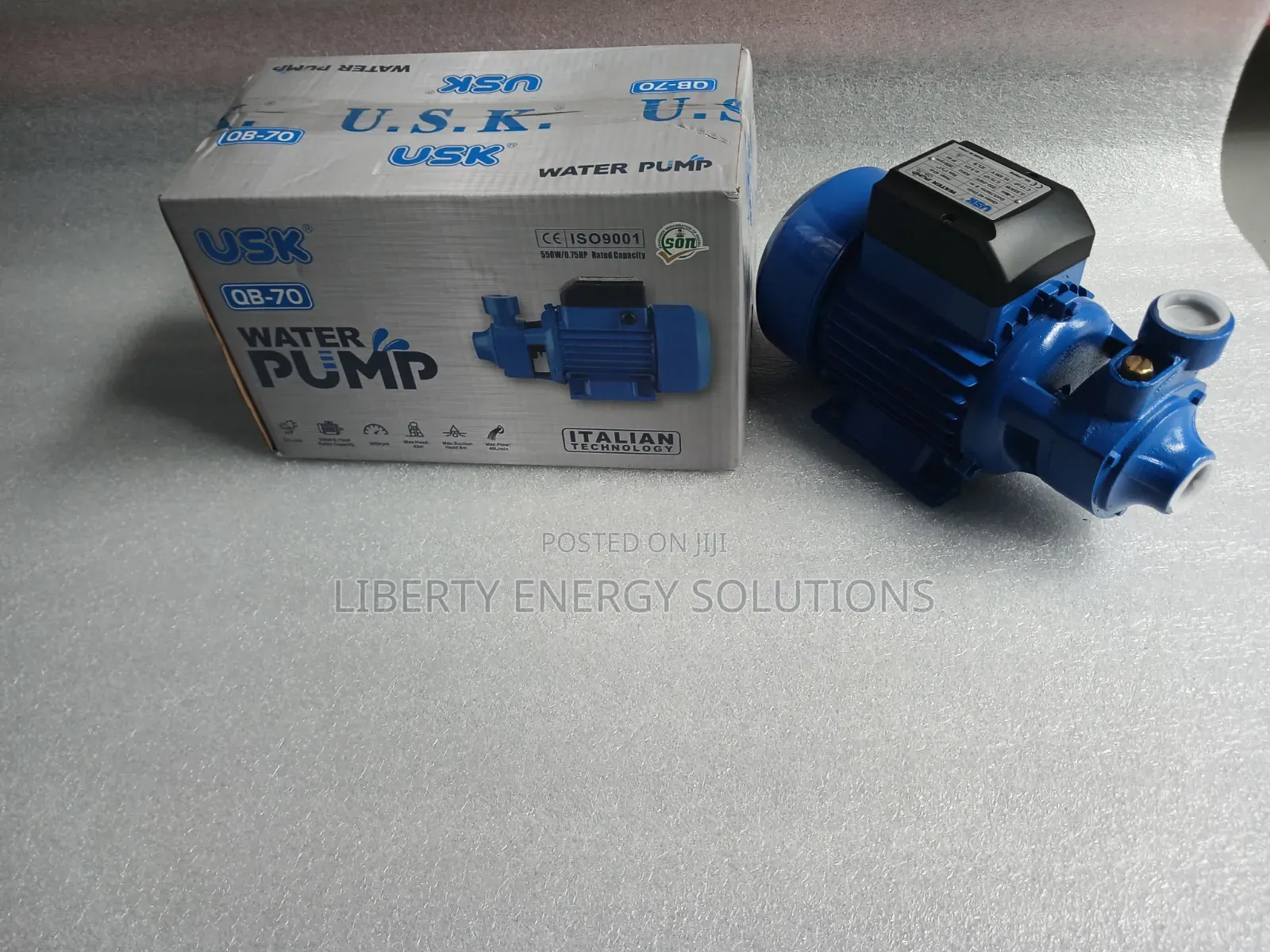 Water Lift Pump 0.75hp Qb-70