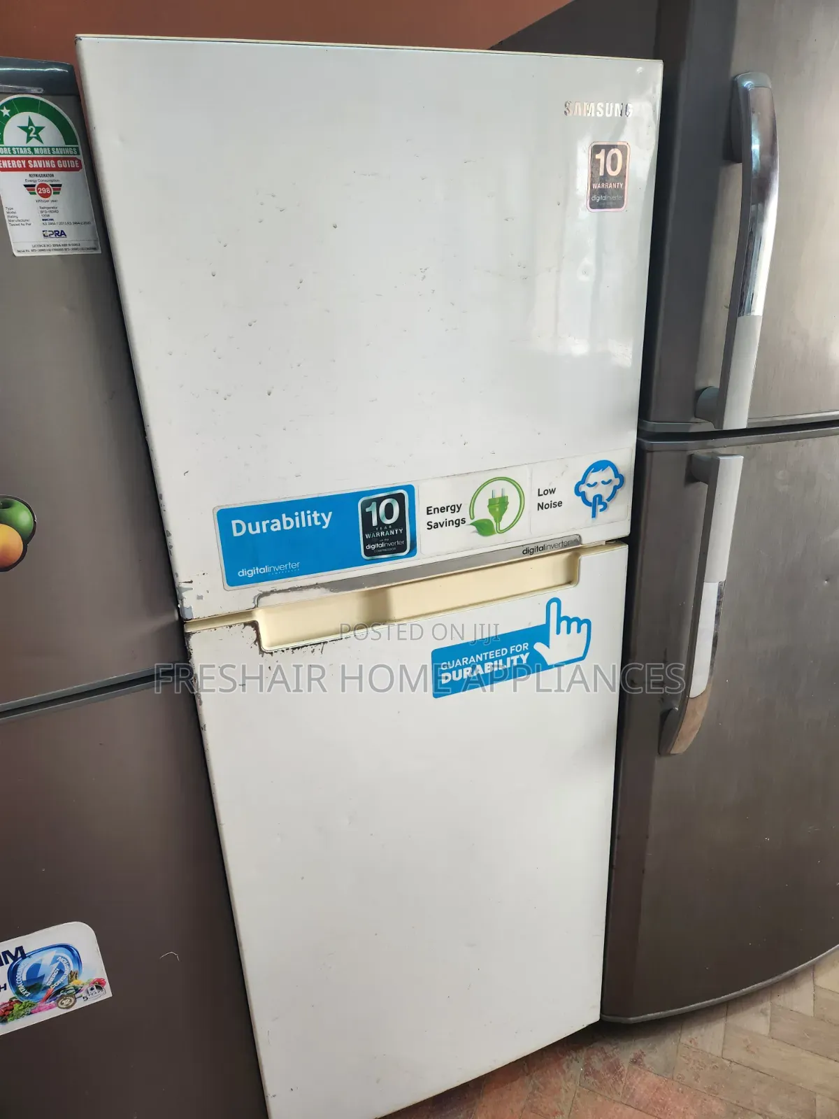 White Specious Digital Fridge