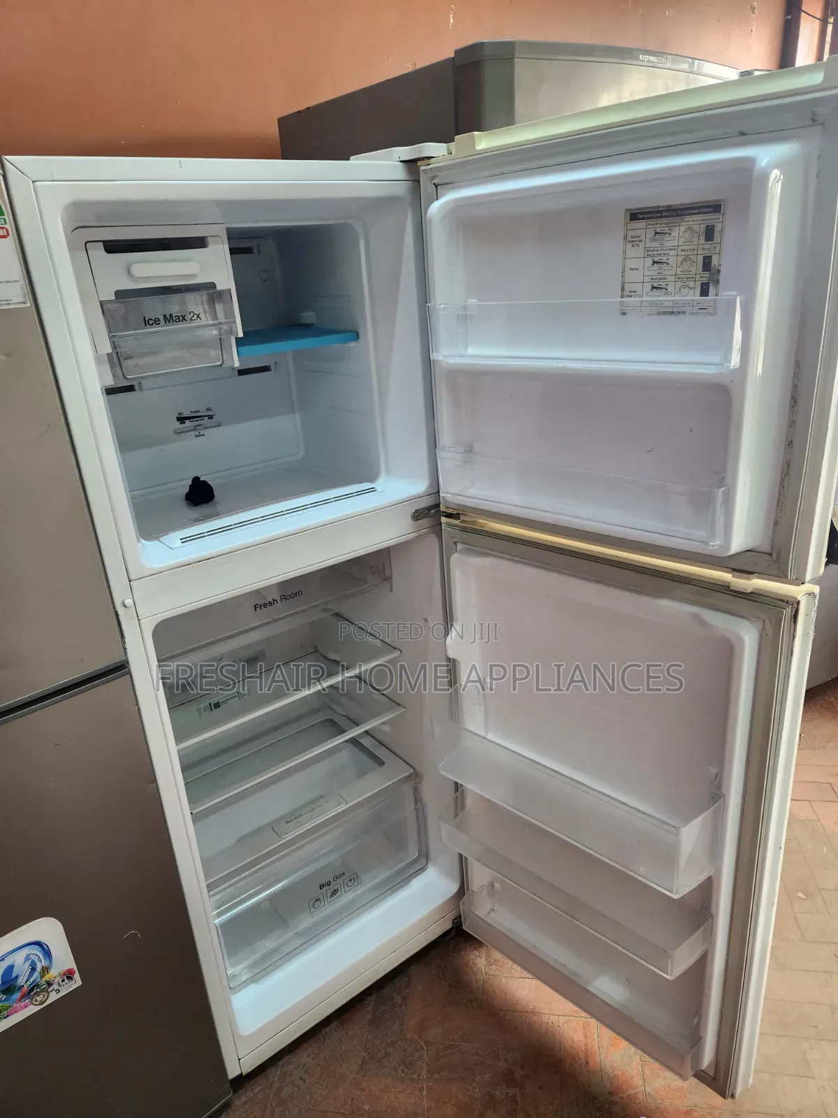 White Specious Digital Fridge