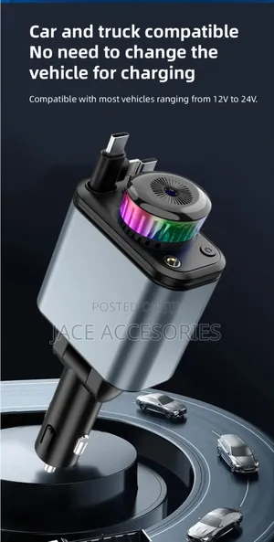 Retractable 5 in 1car Charger Starlight -Aromatherapy