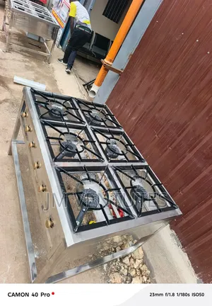 Stainless Steel Six Burner