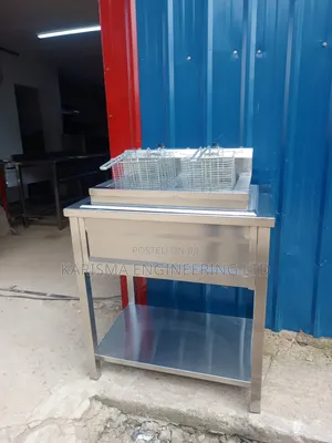 Stainless Steel Commercial Dual-Basket Deep Fryer