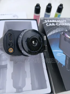Retractable 180w Max Starlight Car Charger 5 in Pd Fast Charger