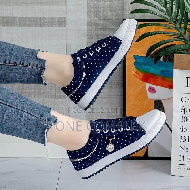 Quality Original Ladies Polka Dot Canvas Blue - thumbnail 2