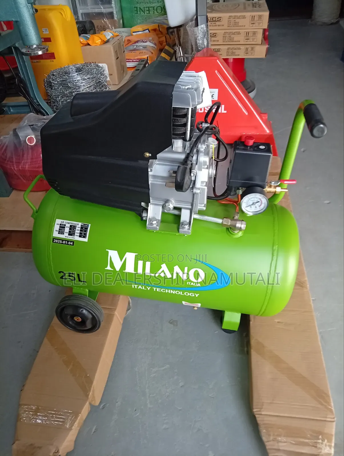 50l Milano Air Compressor 2.5hp – High Performance 8 Bar Compressor