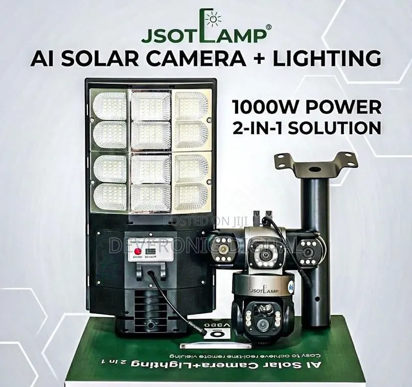 *Solar Camera With 4g Sim Card and Triple Lens*