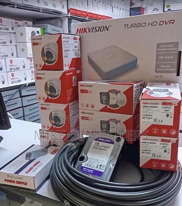 Hikvision 8 Channel Ai CCTV Camera Package Full Set