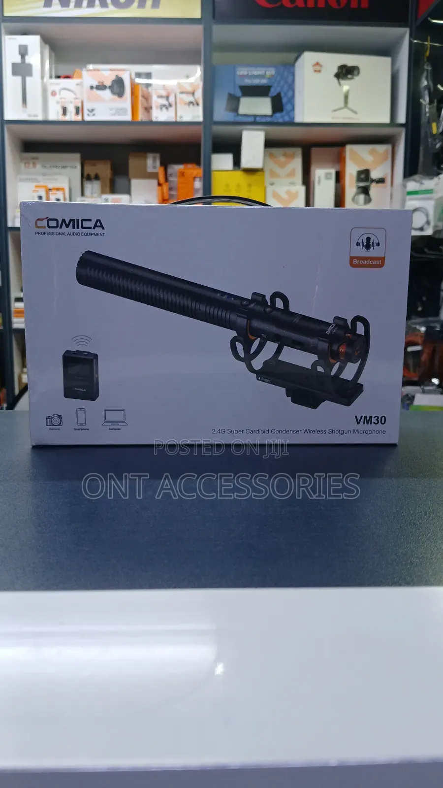 Vm30 Cardiod Condenser Wireless Shotgun Microphone