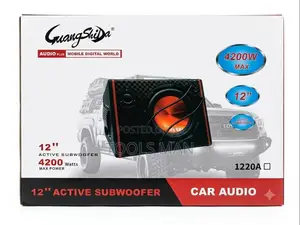 Guangshida 12 Inch Active Car Subwoofer - 4200w Max Power 1220a.