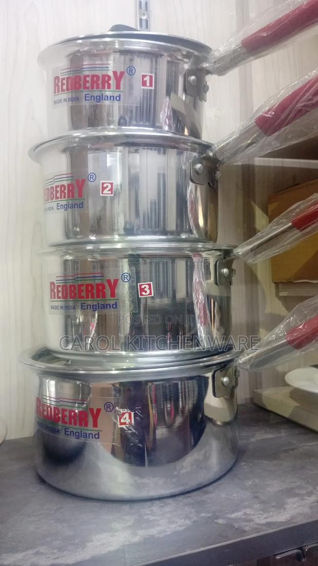 Aluminium Saucepan Sufuria Set - thumbnail 3