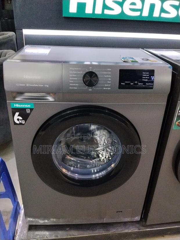 Hisense 6kg Front Load Washing Machine 2 Years Warranty - thumbnail 3