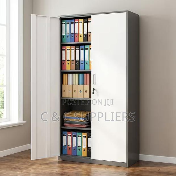2-Door Modern Metallic File Cabinet - thumbnail 12