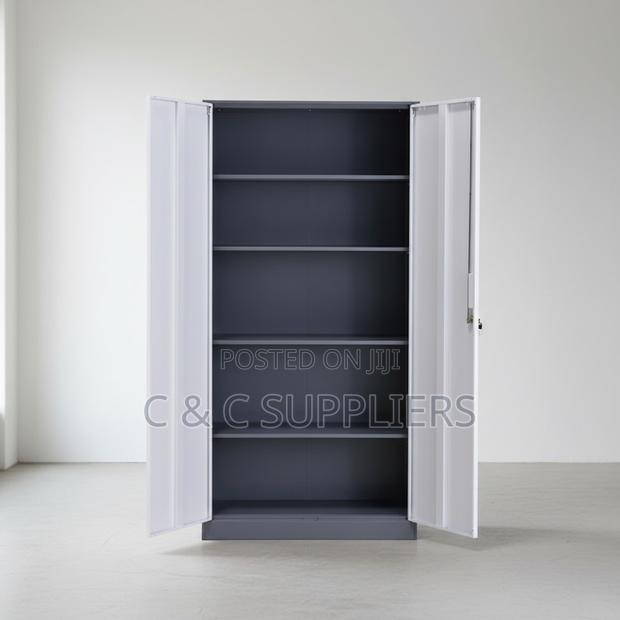 2-Door Modern Metallic File Cabinet - thumbnail 10