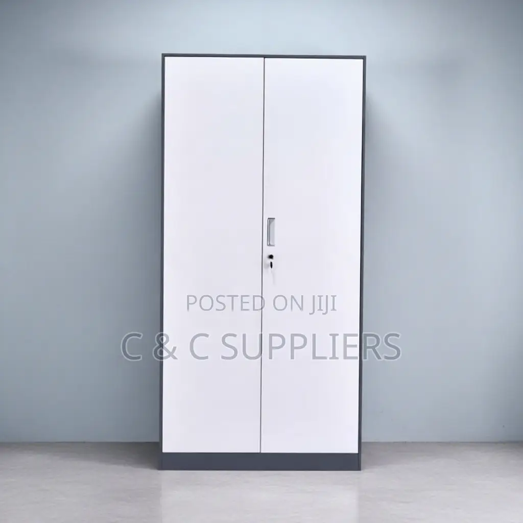 2-Door Modern Metallic File Cabinet
