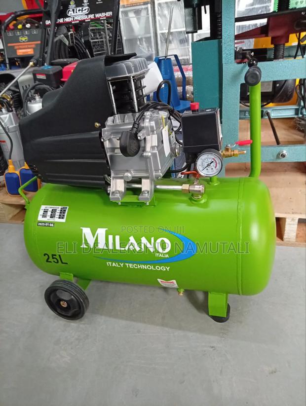 Milano 50l 2.5hp Heavy Duty Air Compressor – 8 Bar, 115 Psi