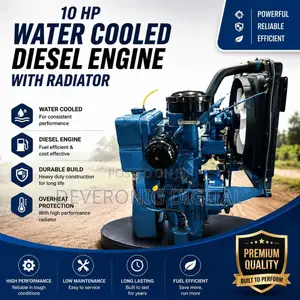 10hp Water Cooled Diesel Engine With Radiator