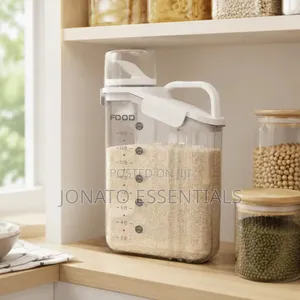 Airtight Cereal Dispenser 2000ml Food Storage Container Cup