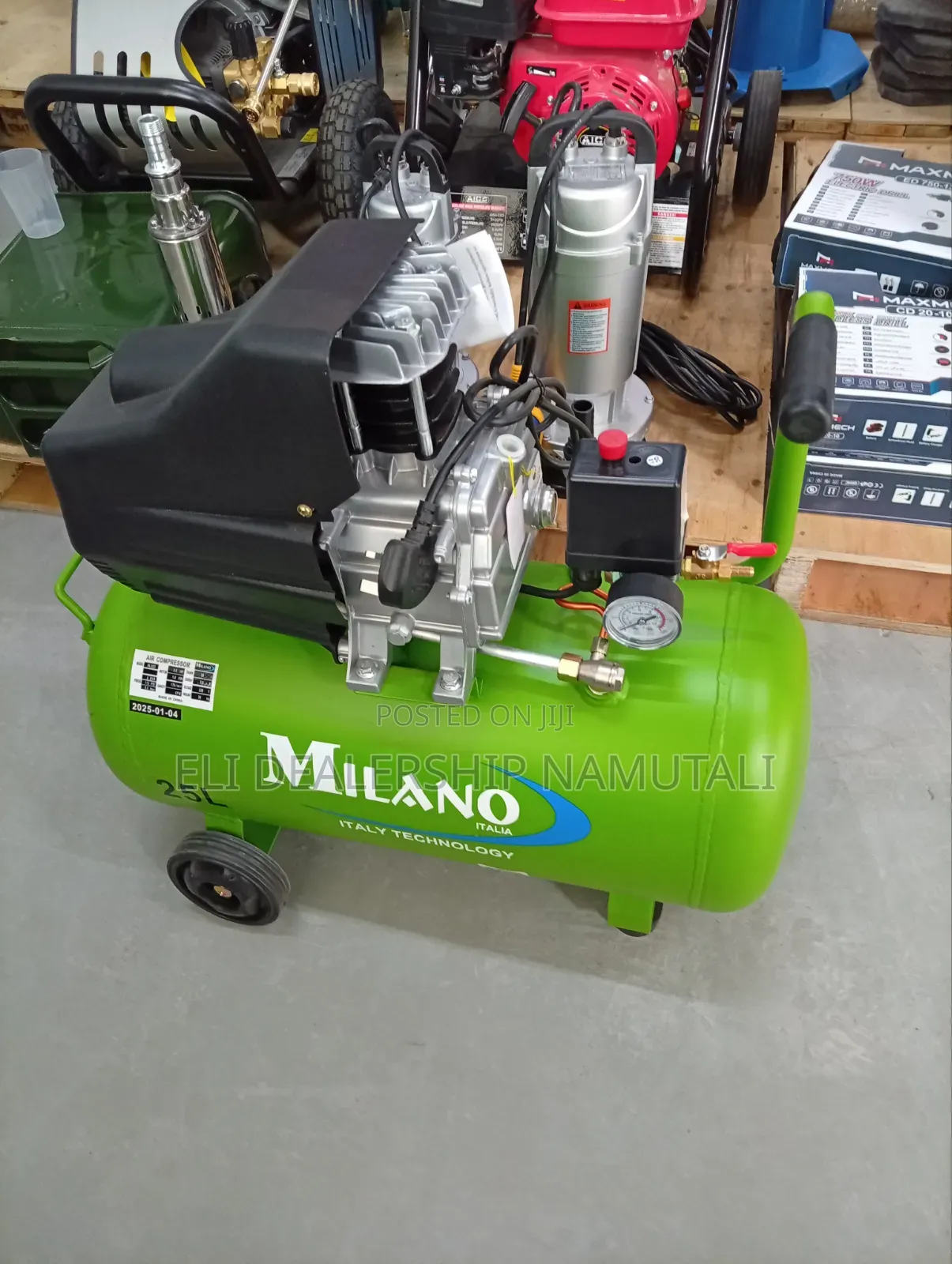 Milano 2.5hp Electric Air Compressor With 50l Tank