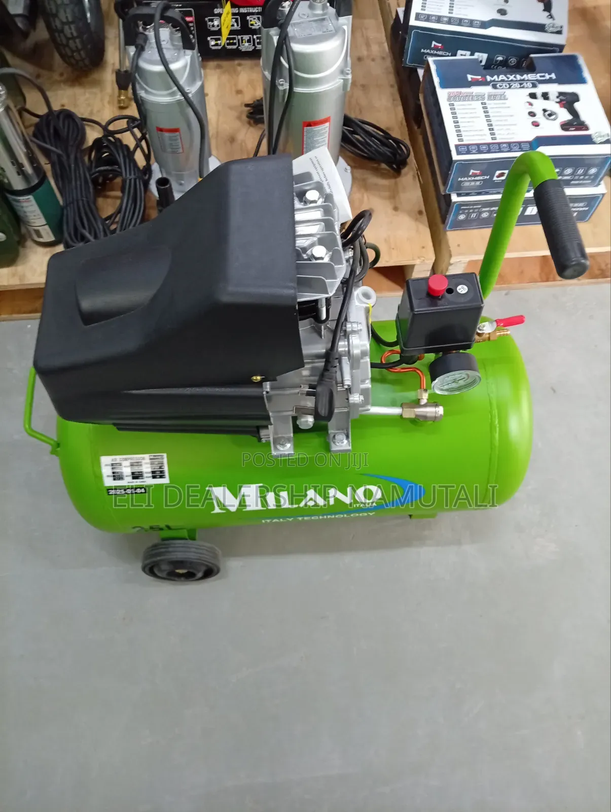 Professional 50l Air Compressor – Milano 2.5hp Oil Lubricated