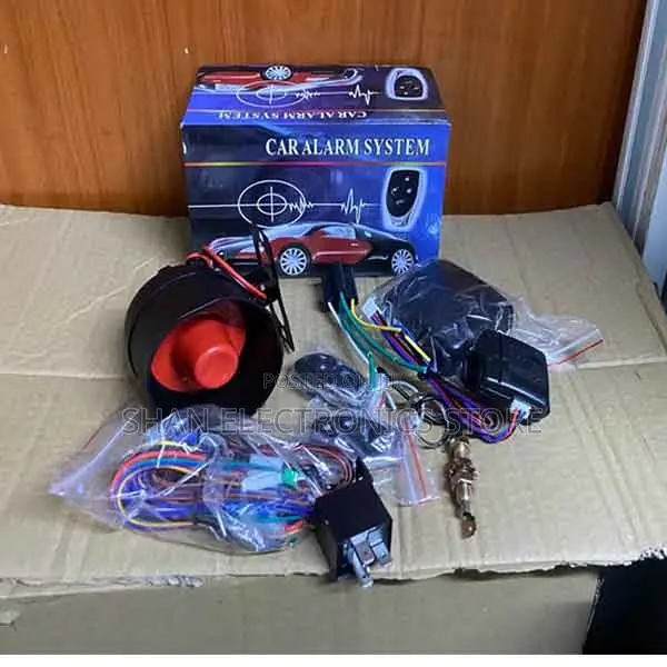 Sound-Based V200 Anti-Theft Car Alarm Kit With Remote Control