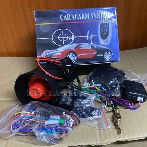 Sound-Based V200 Anti-Theft Car Alarm Kit With Remote Control