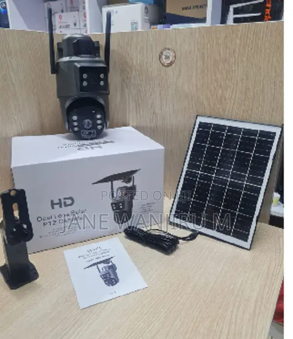Outdoor Hd 4mp Solar PTZ Camera – 4g Lte, Dual Lens