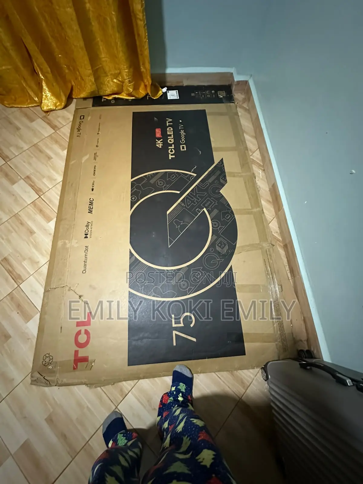 75" TCL Qled Google Smart Tv