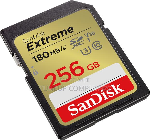 Sandisk Extreme SDHC and SDXC Uhs-I Card Up to 180mb/S - 256gb