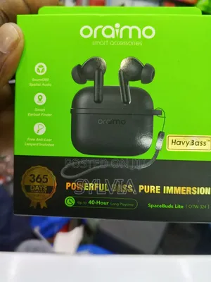 Oraimo Black Spacebuds Lite Otw-324 – Sound360 Spatial Audio