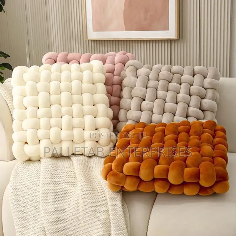 Scandinavian Cushion Woven Pillow Square