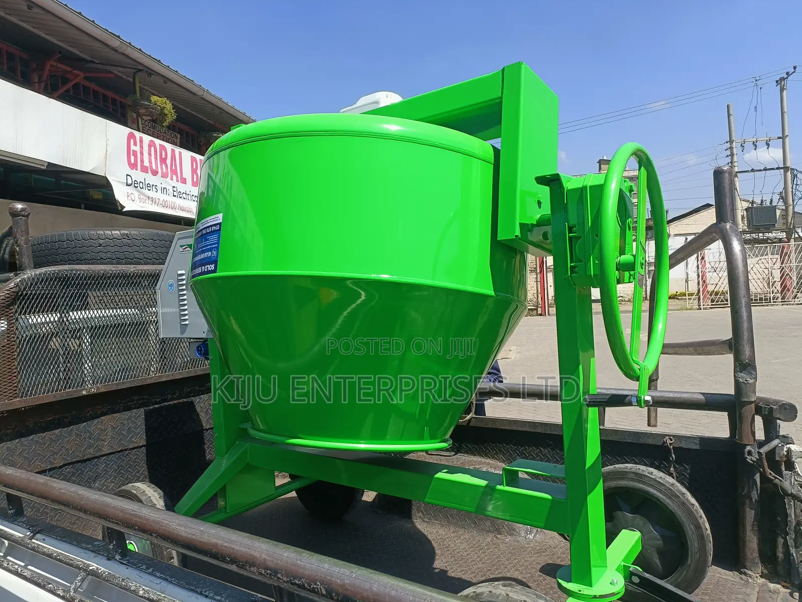 400l Heavy Duty Concrete Pan Mixer | Manual Tilting | Brand New