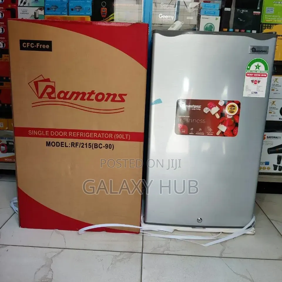 Ramtons Single Door Fridge 90litres Rf 215