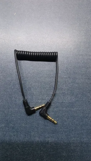 Coiled 3.5mm TRS to 3.5 Mm TRS Cable