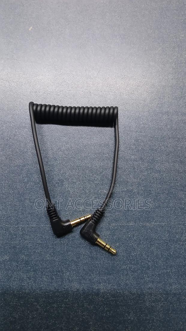 Coiled 3.5mm TRS to 3.5 Mm TRS Cable
