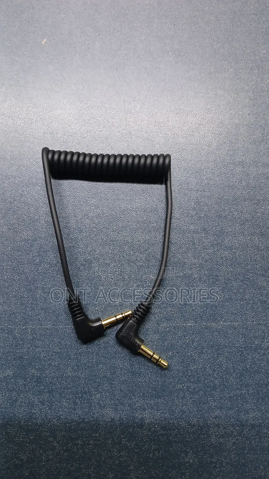 Coiled 3.5mm TRS to 3.5 Mm TRS Cable