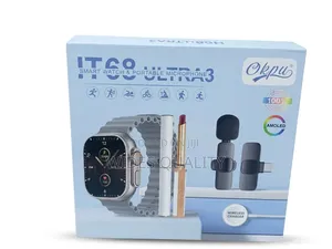 Smartwatch and Portable Microphone Kit.