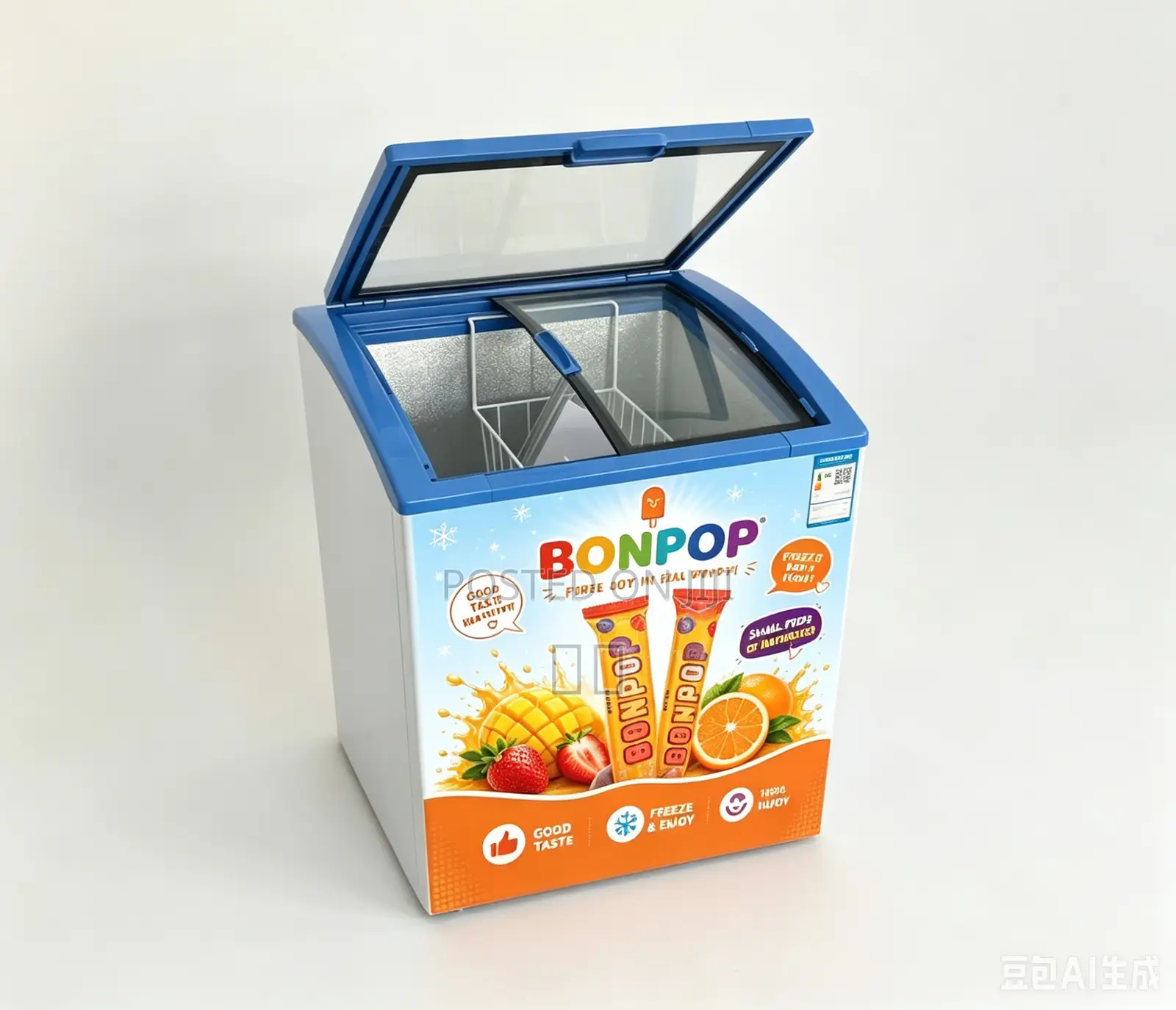 Display Chest Freezer 128l