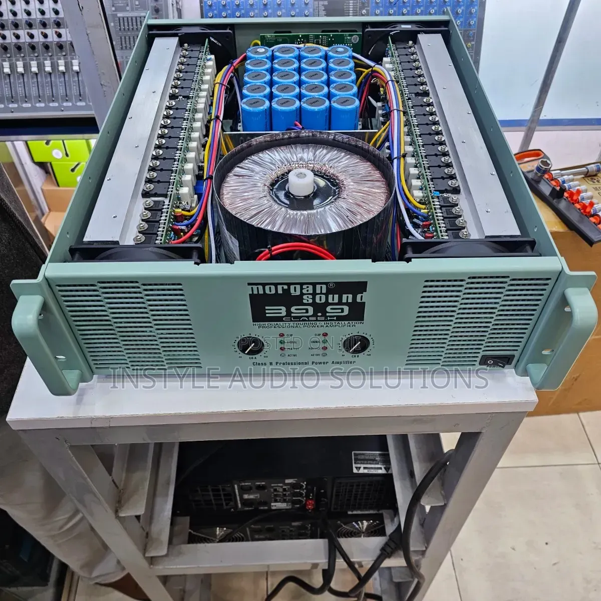 Morgan Sound 39.9 Class H Powered Amplifier With 4 Cooler Fans