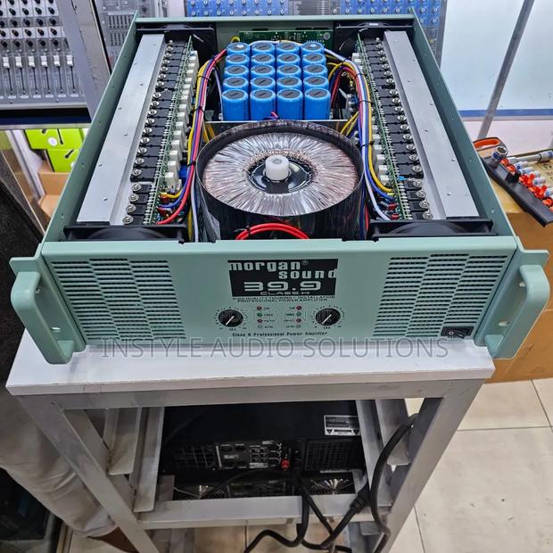 Morgan Sound 39.9 Class H Powered Amplifier With 4 Cooler Fans