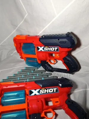 X-shot Dual Dart Blasters | Nerf-style Foam Blasters | 30 Darts
