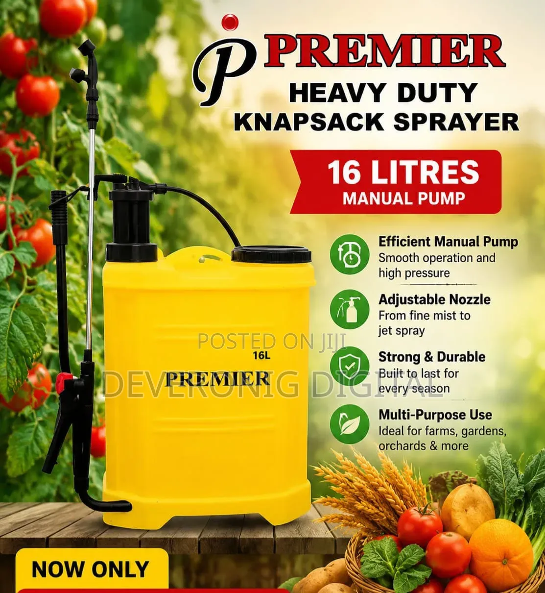Premier 16l Knapsack Sprayer